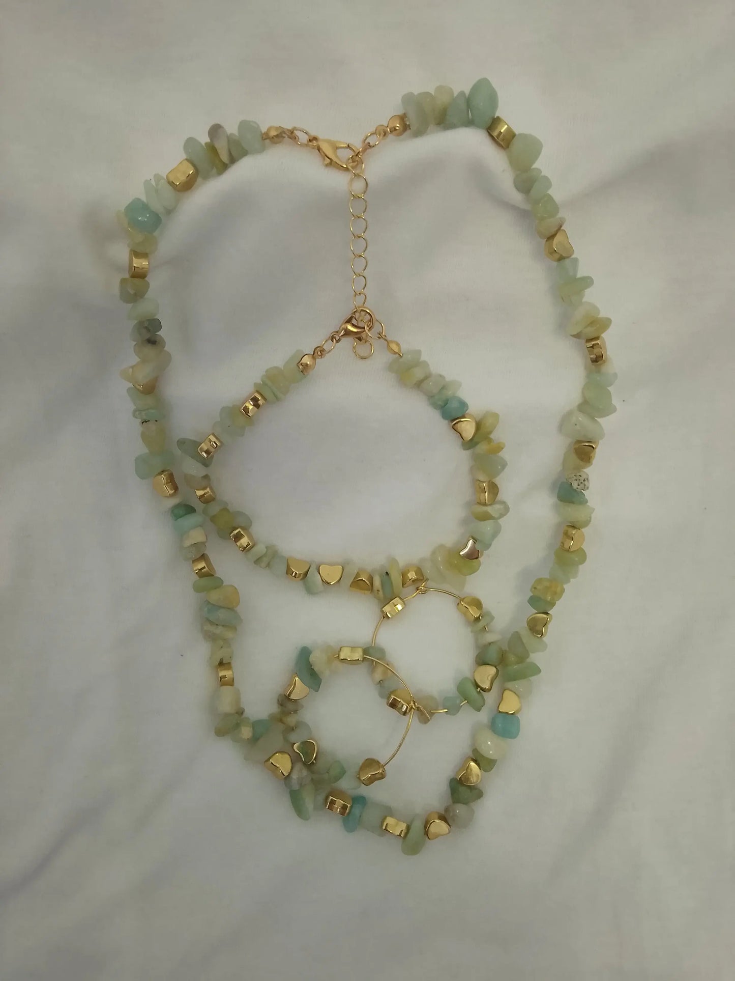 Beaded Handmade Jewelry Set Angel Wishes