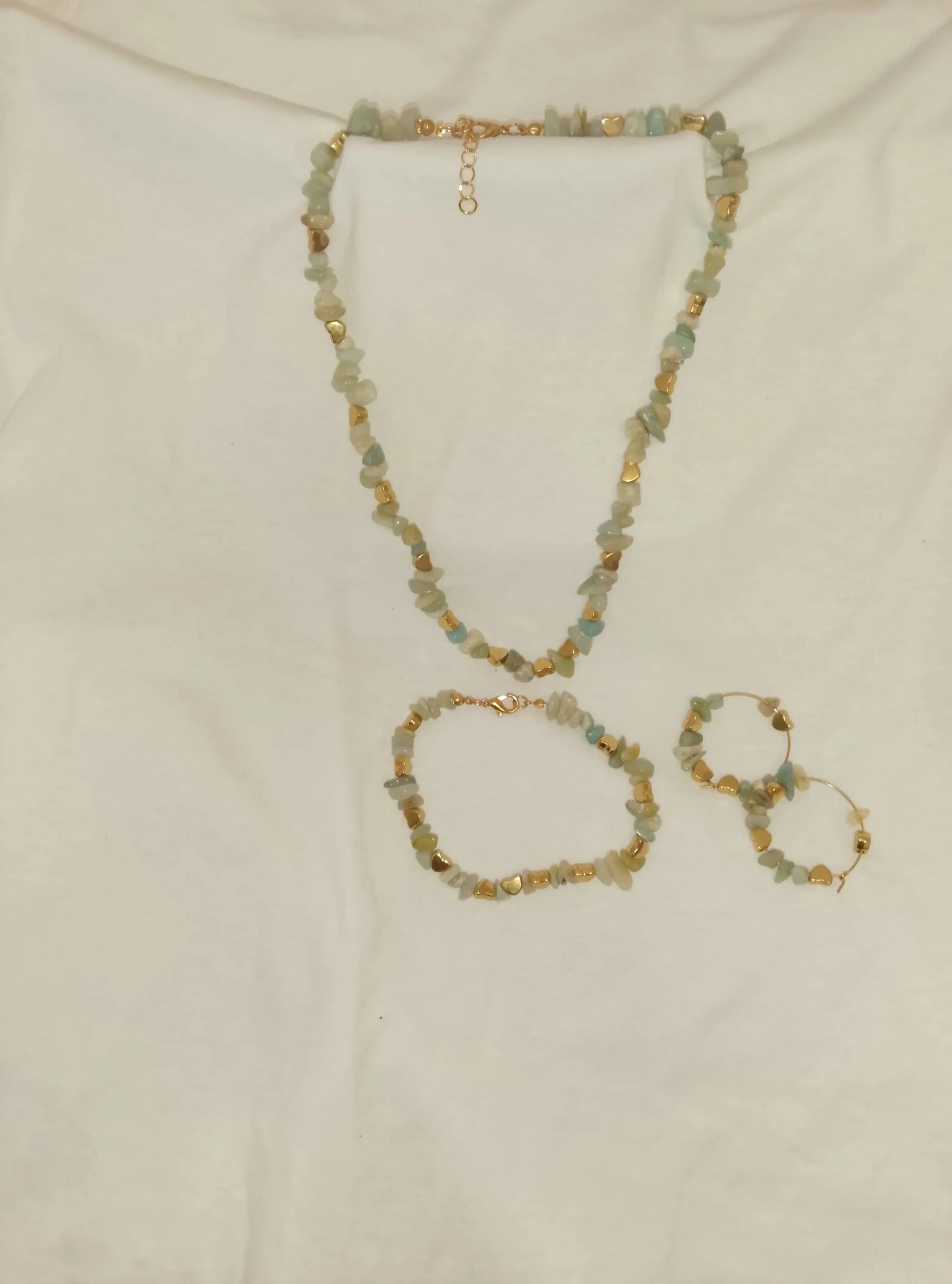 Beaded Handmade Jewelry Set Angel Wishes