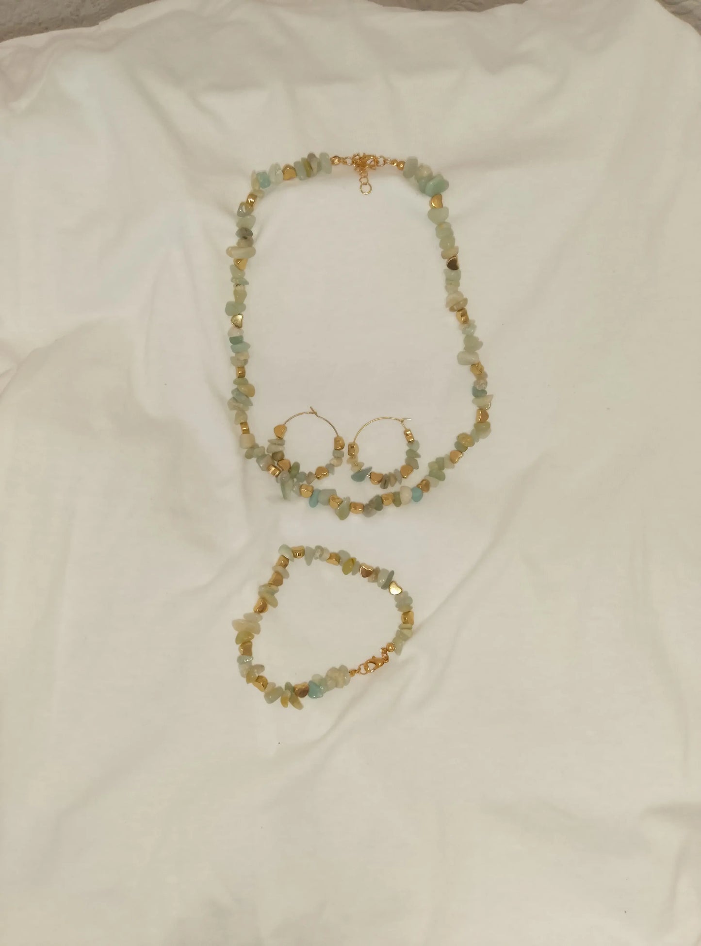 Beaded Handmade Jewelry Set Angel Wishes
