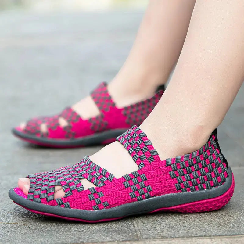 Women's Fashionable Hand-woven Casual Shoes Angel Wishes