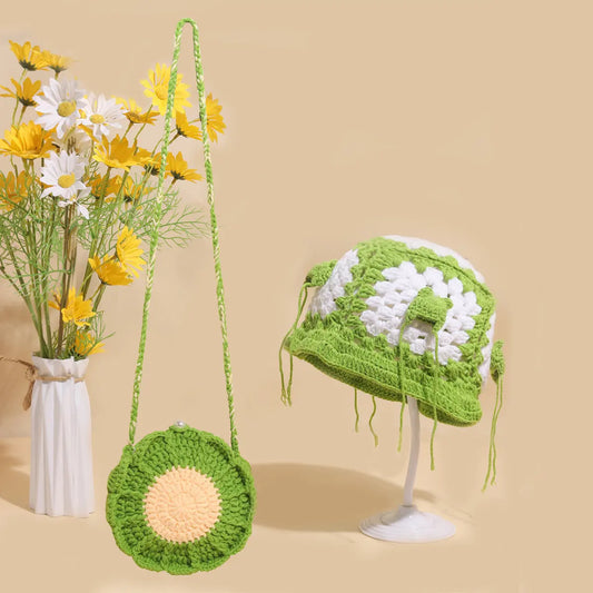 Hand-woven Fisherman Hat Autumn And Winter Angel Wishes