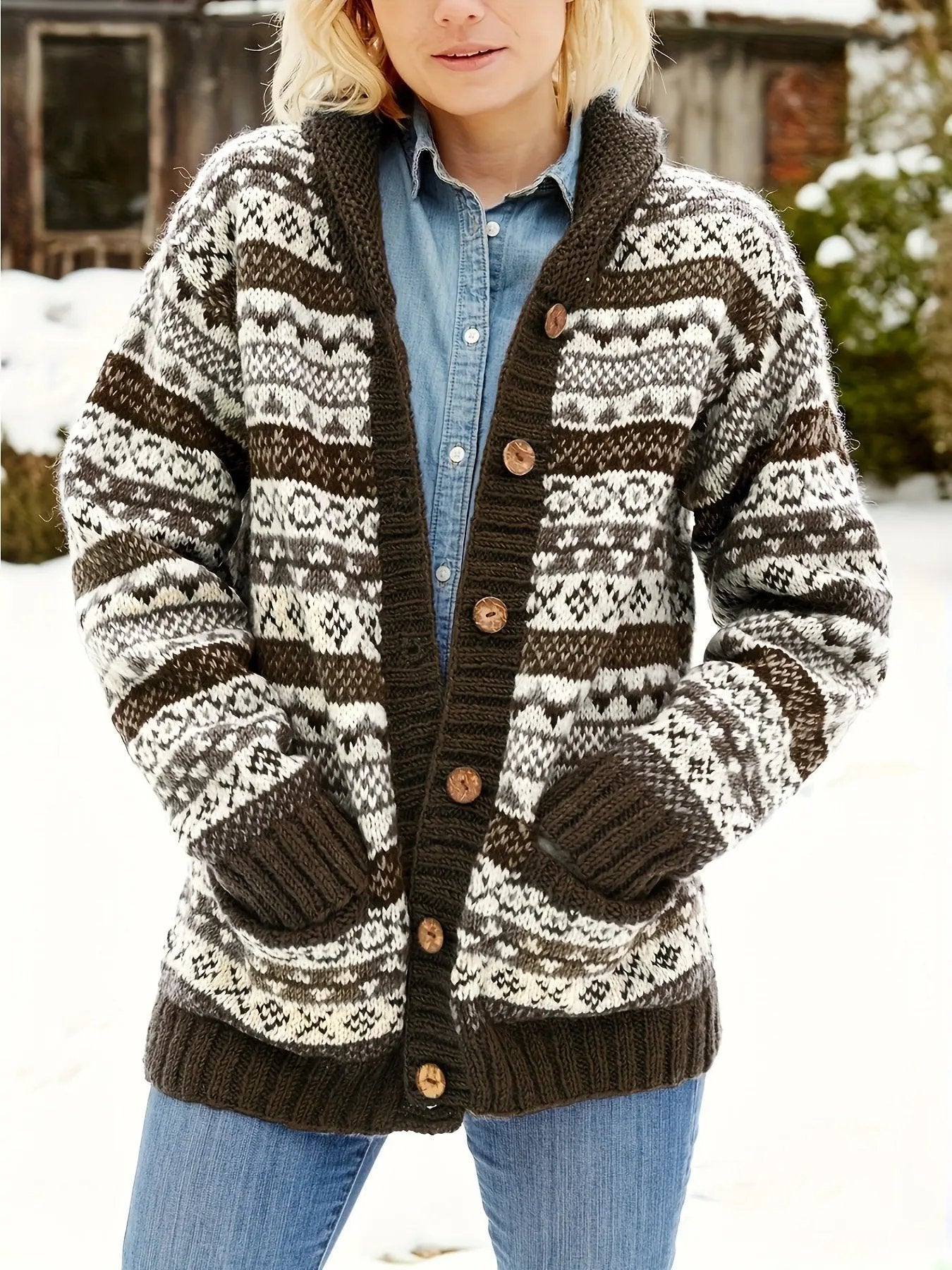 Knitted Sweater Cardigan for women Angel Wishes