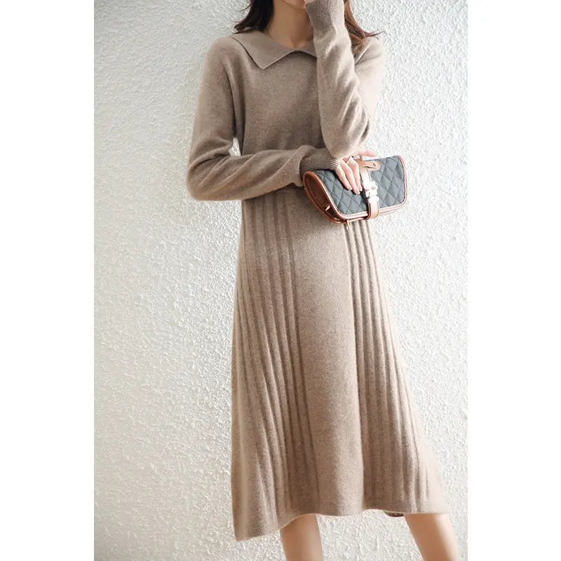 Fashion Wool Knitted Dress Angel Wishes