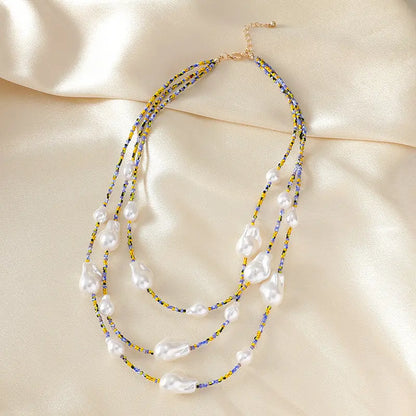 Unique Baroque Necklace - Angel Wishes