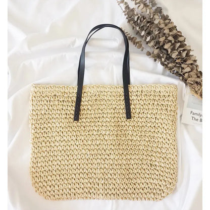 New Seaside Holiday Woven Bag Portable Angel Wishes