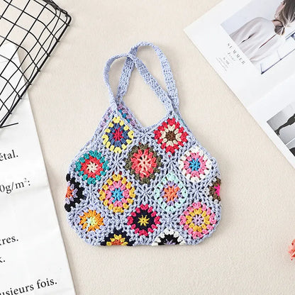 Crochet Weave Bags Vintage Hollow Bag Angel Wishes