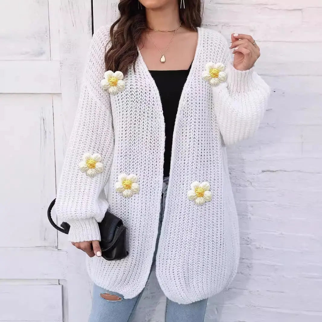 Women's Thick Coat Thick Needle Woven Sweater Angel Wishes