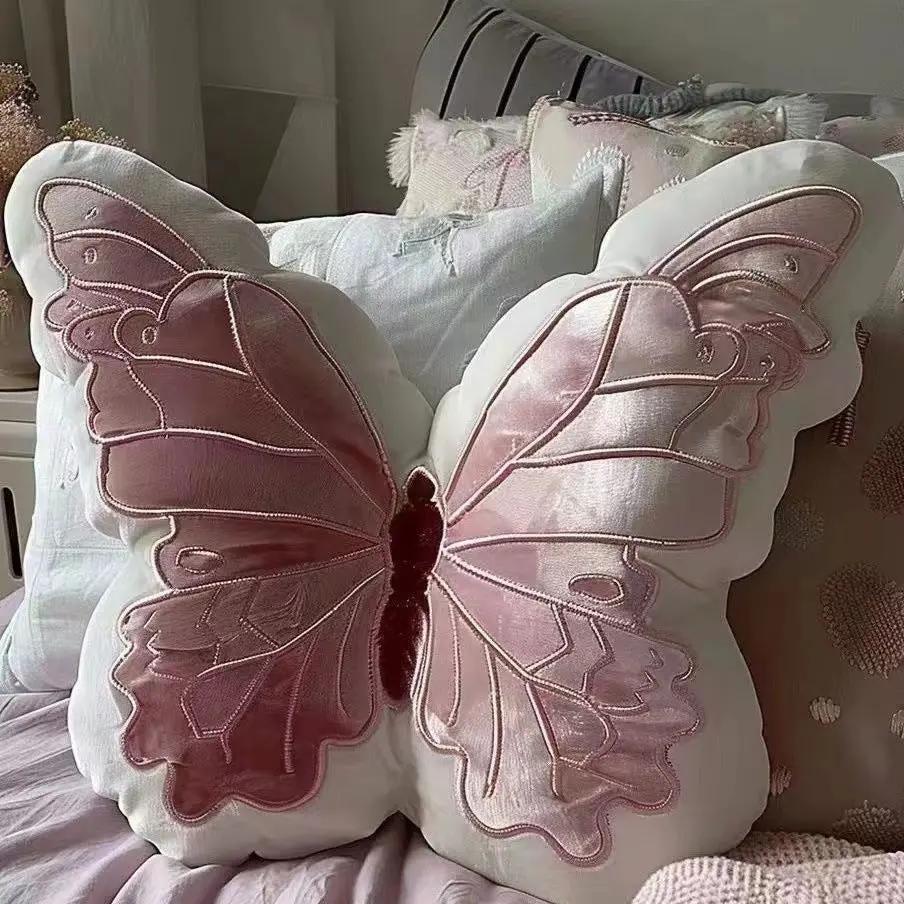 Butterfly Decorative Pillows Angel Wishes