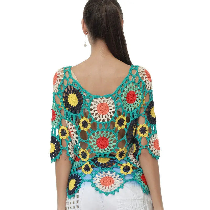 hollow-out beach cover-up Angel Wishes