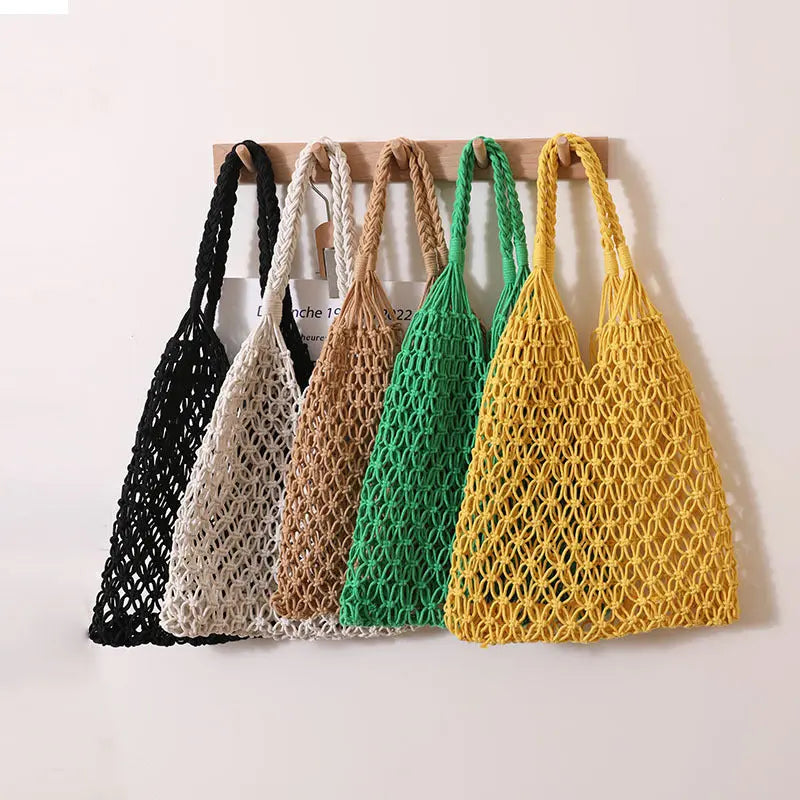 Womens Casual Woven HandBag Angel Wishes