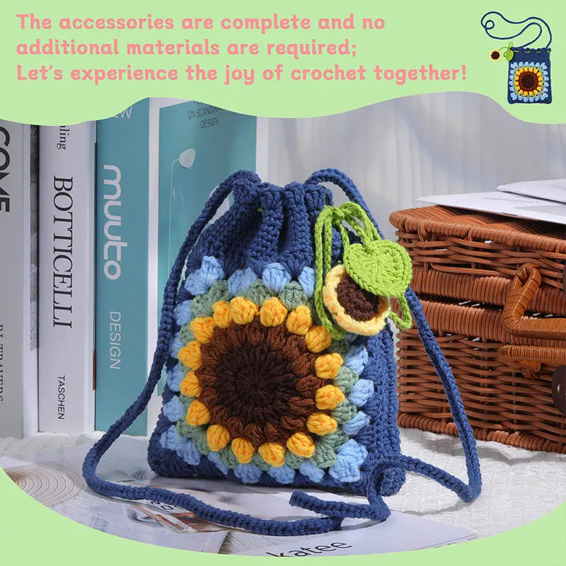 Hand Knitting Portable Crochet Bag Angel Wishes