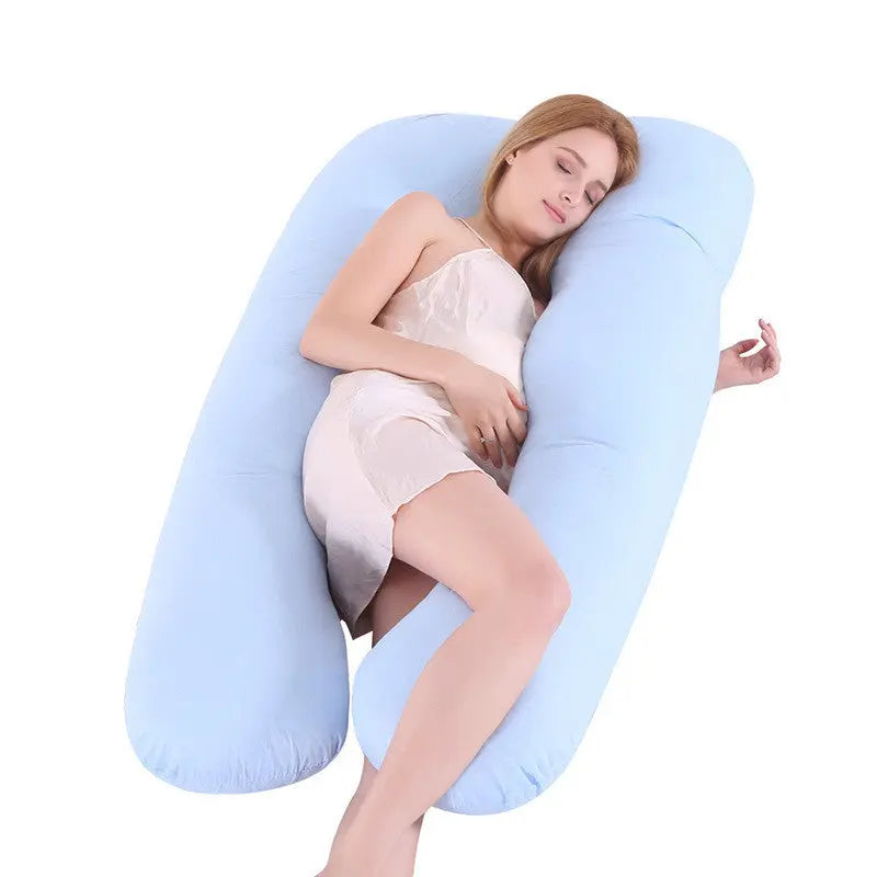Summer Sleeping Support Pillow For Pregnant Women U Shape Maternity Pillows Pregnancy Ice Silk Angel Wishes