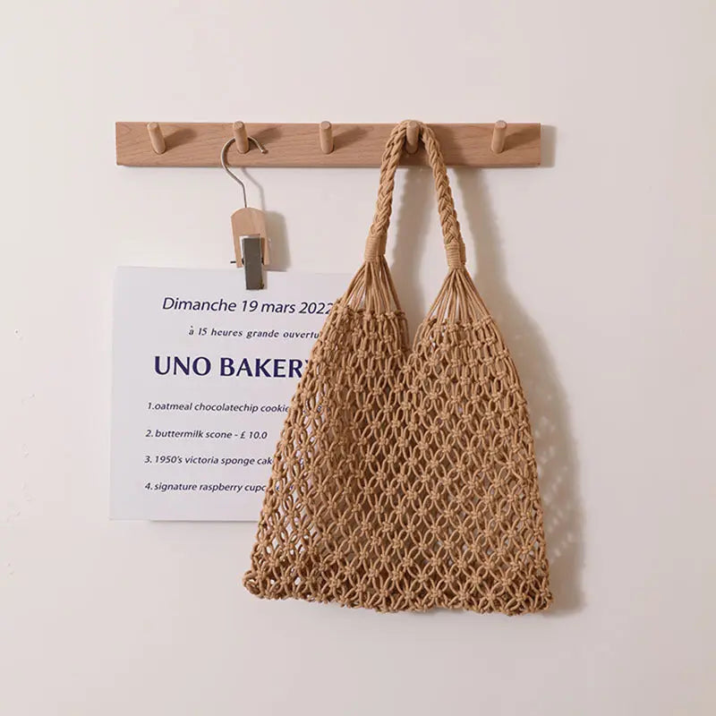 Womens Casual Woven HandBag Angel Wishes