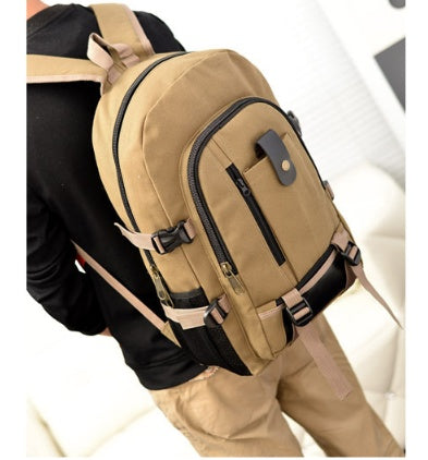 Men's Canvas Backpack Angel Wishes