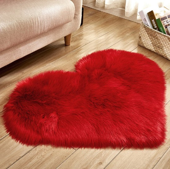 Plush Heart Shaped Carpet Angel Wishes