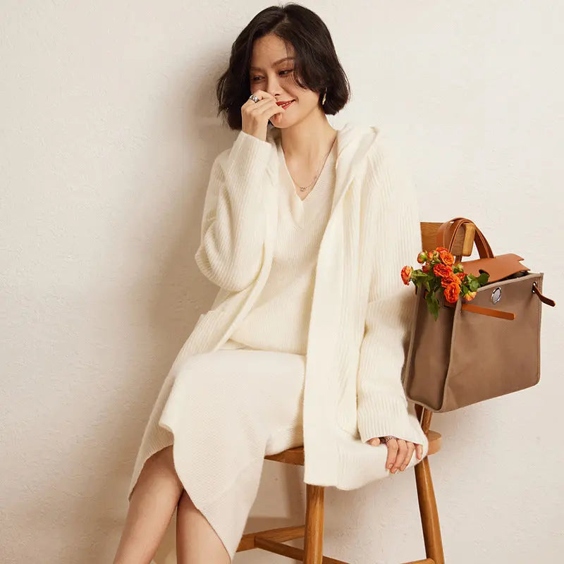 Fashion Knitted Cardigan Coat Angel Wishes