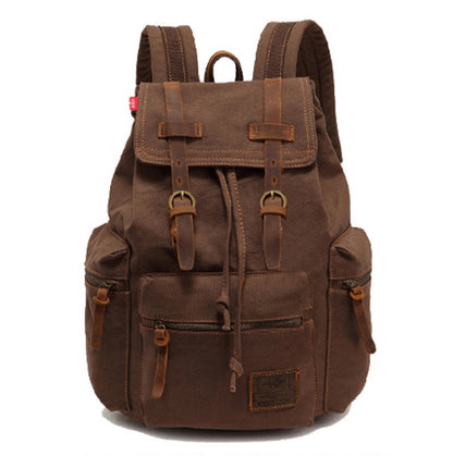 men's backpack vintage canvas backpack Angel Wishes