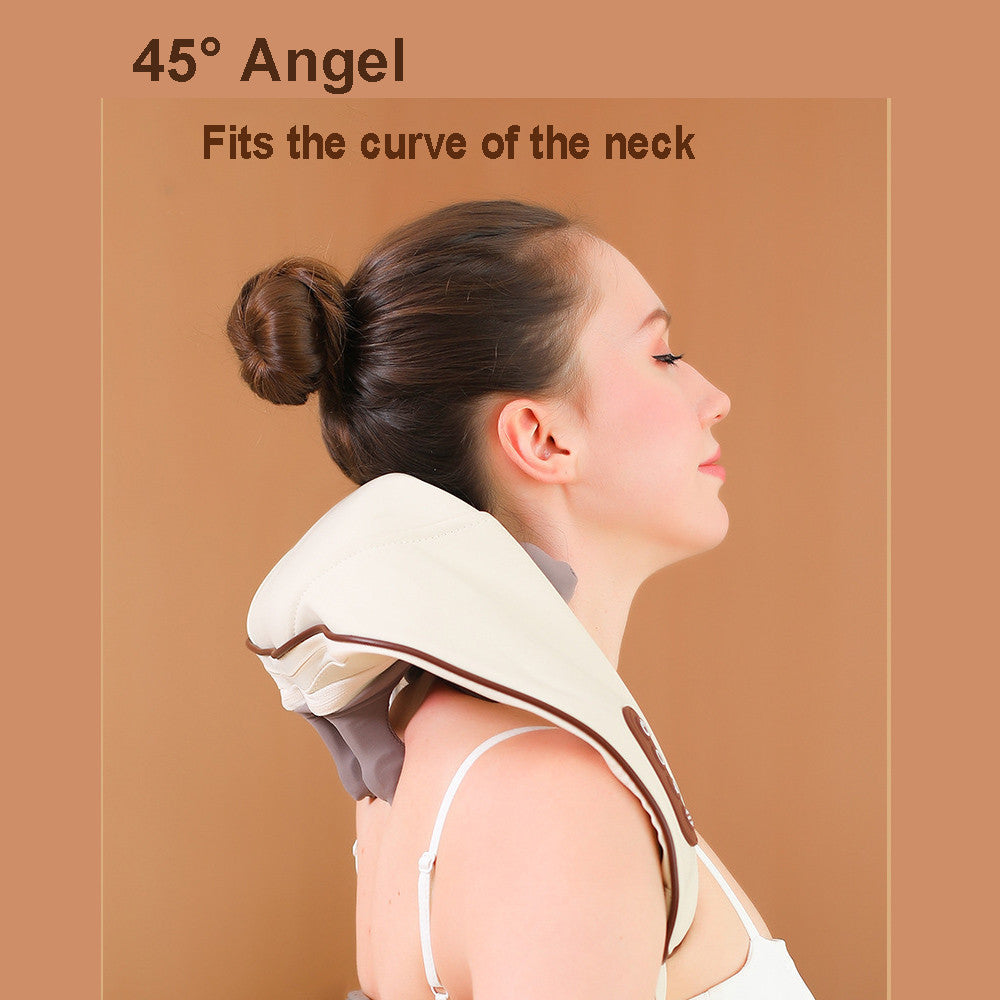 Electric Shoulder Back Neck Massager Shiatsu Body With Heat Kneading 2 Models UK Angel Wishes