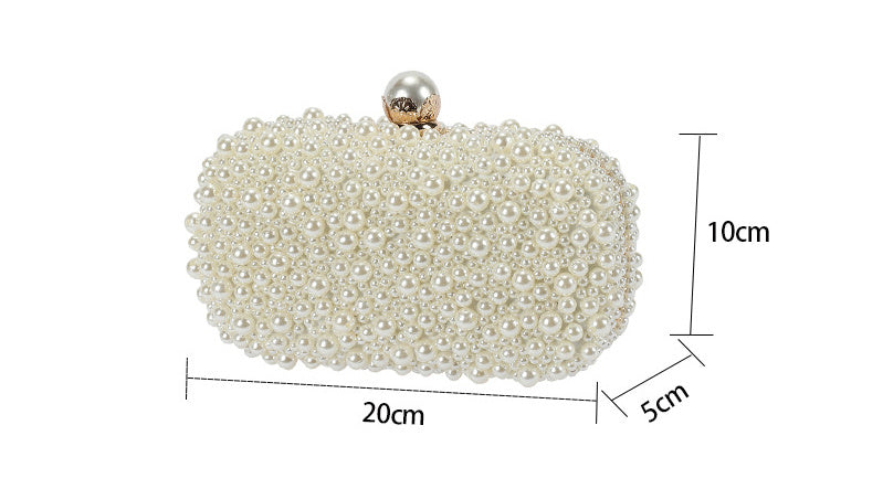 Pearl Dinner Clutch Bag Angel Wishes