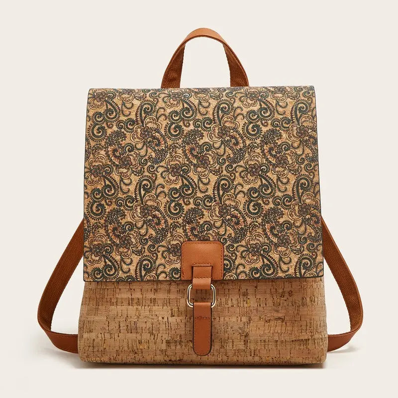 Affordable Luxury Fashion High-grade Fashion Retro Printed Backpack Angel Wishes