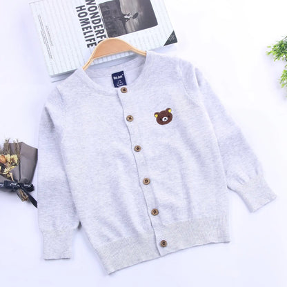 Classic Explosion Boys Knit Cardigan Thin Kids Jacket Angel Wishes