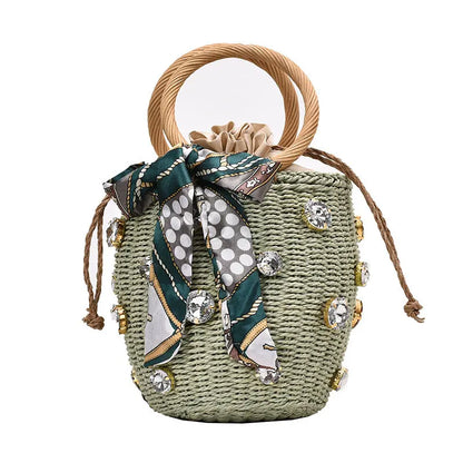 Woven bag high-quality handbag Angel Wishes