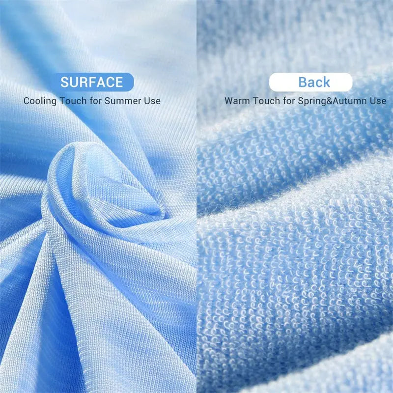 Cooling Blanket Cooling Fiber Absorb Heat Washable Cover Over Blankets Summer Angel Wishes