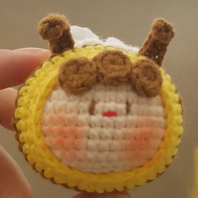 Handmade Crocheted Bee Angel Wishes