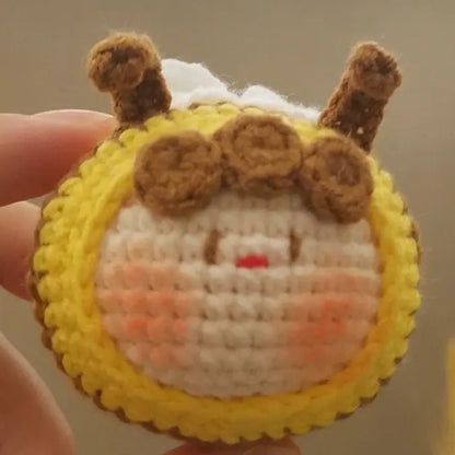 Handmade Crocheted Bee Angel Wishes