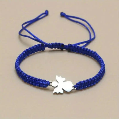 Cute Stainless Steel Hand-woven Angel Bracelet Angel Wishes