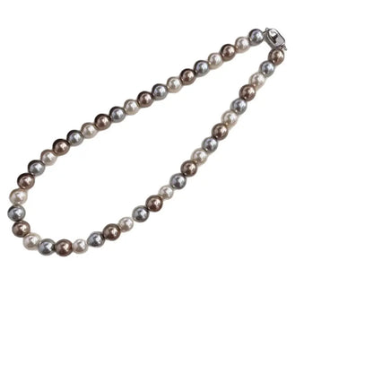 Round Pearl Necklace - Angel Wishes
