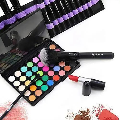 15Pcs Black Make Up Brushes Woman Set With Bag Foundation Eyeliner Eyeshadow Angel Wishes