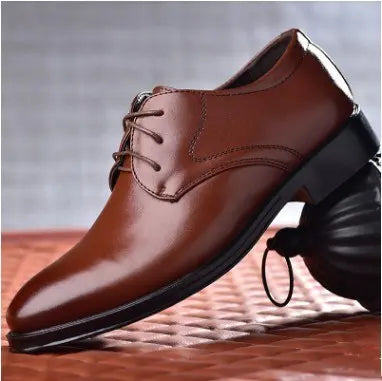 Black Shoes With Pointed Toe For Men Angel Wishes