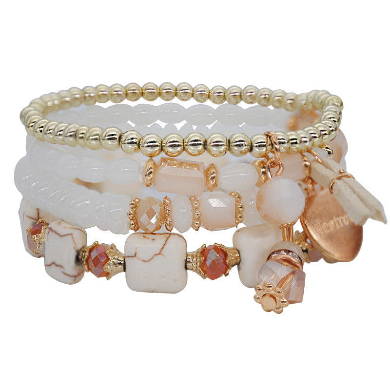 Multilayer Crystal Bracelet Angel Wishes