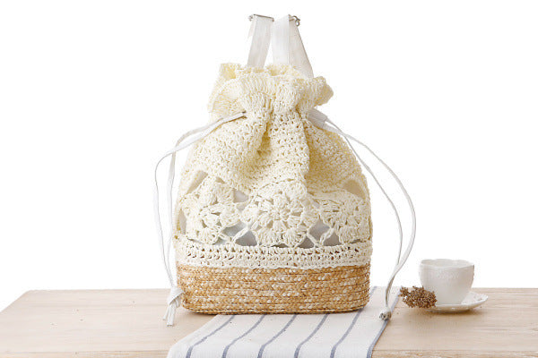 Handmade Crocheted Backpack Angel Wishes