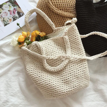 Cotton Woven Bag Shoulder Bag Angel Wishes