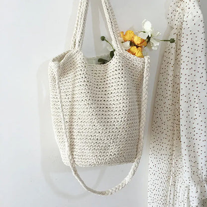 Cotton Woven Bag Shoulder Bag Angel Wishes
