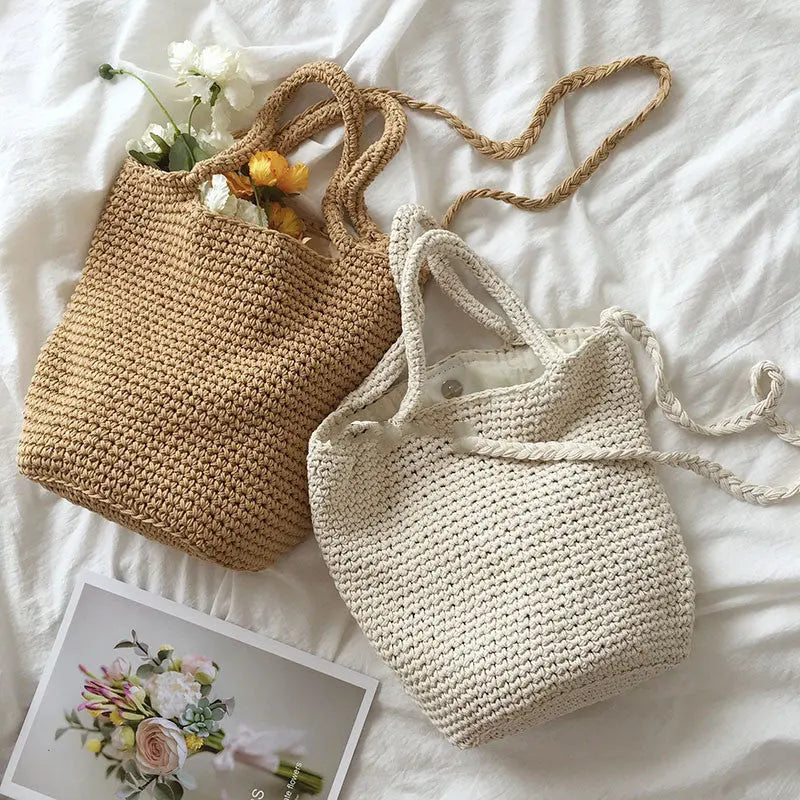 Cotton Woven Bag Shoulder Bag Angel Wishes