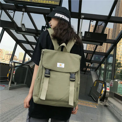 Waterproof Backpack Women Canvas School Bags Travel Bag for Teenage Girls Bagpack Rucksack Ladies Sac A Dos Mochila Mujer Angel Wishes