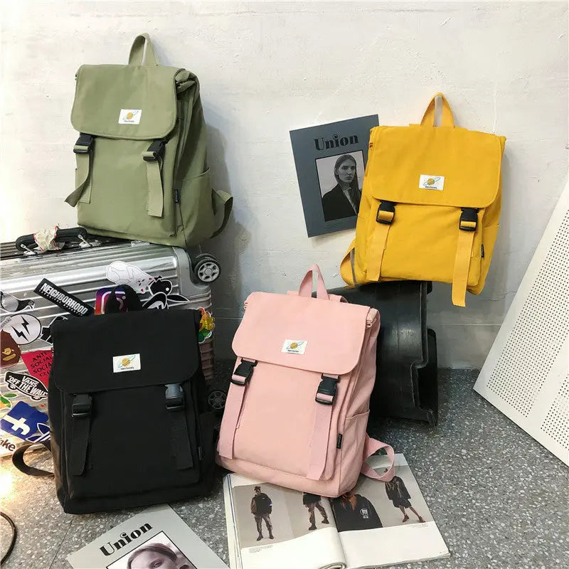 Waterproof Backpack Women Canvas School Bags Travel Bag for Teenage Girls Bagpack Rucksack Ladies Sac A Dos Mochila Mujer Angel Wishes