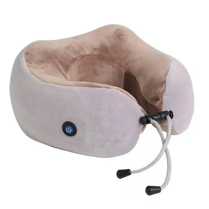 U Shaped Massage Pillow Neck Massage Device Electric Neck Massager Apparatus Shoulder Back Cervical Massager For Body Relaxation Angel Wishes