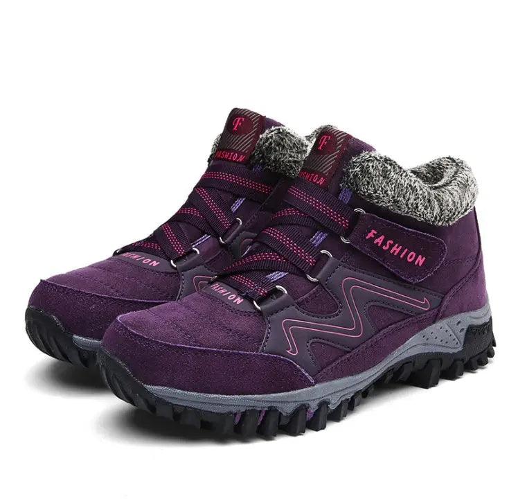 Outdoor Snow Plus Velvet Warm Women's Cotton Shoes Angel Wishes