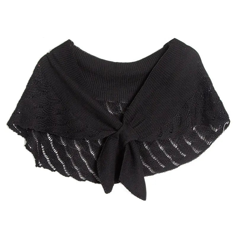 Women's Thin Fashion Wool Knitted Hollow Shawl - Angel Wishes