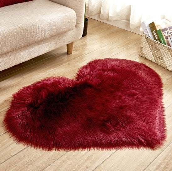 Plush Heart Shaped Carpet Angel Wishes