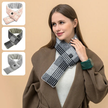 Electric Heated Scarf Winter Neck Warmer Shawl Washable Unisex Scarf With 3 Mode Angel Wishes