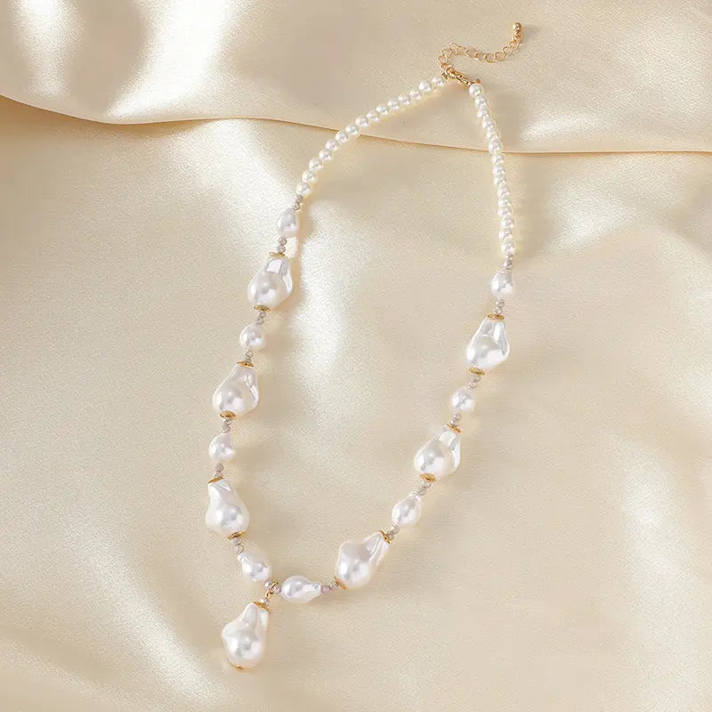 Unique Baroque Necklace - Angel Wishes