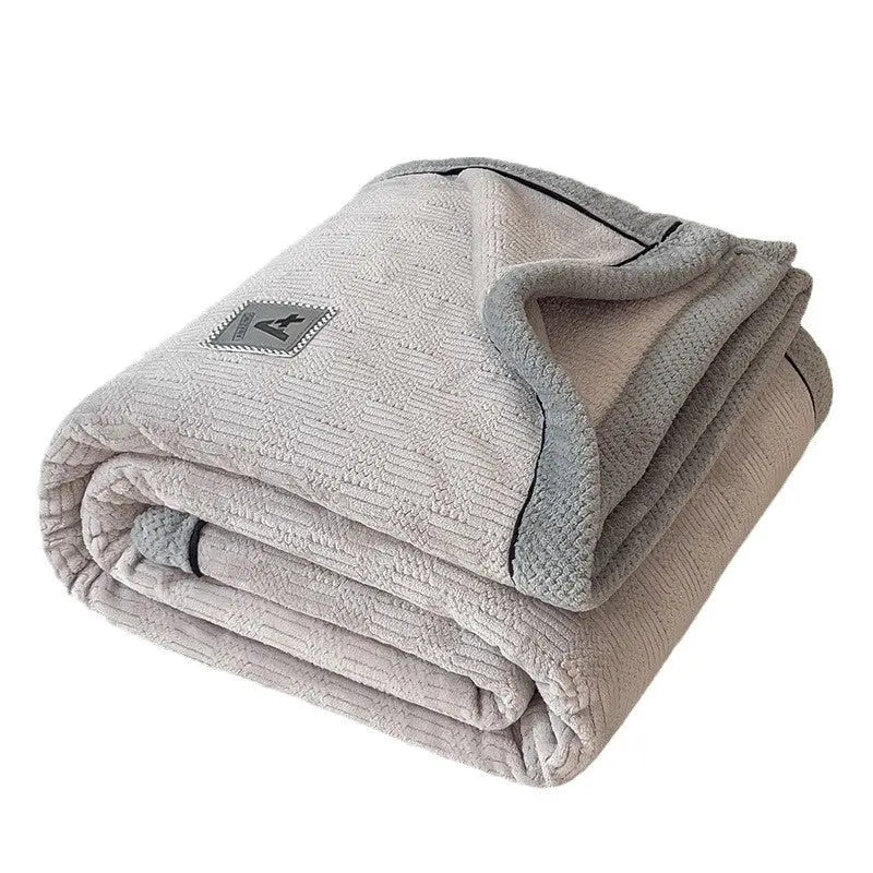 Knitted Blanket Velvet Blanket Coral Fleece Air-conditioning Blanket Angel Wishes