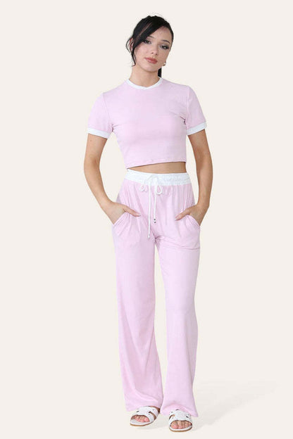Loungewear Set: Trousers and Top for Ultimate Comfort Angel Wishes