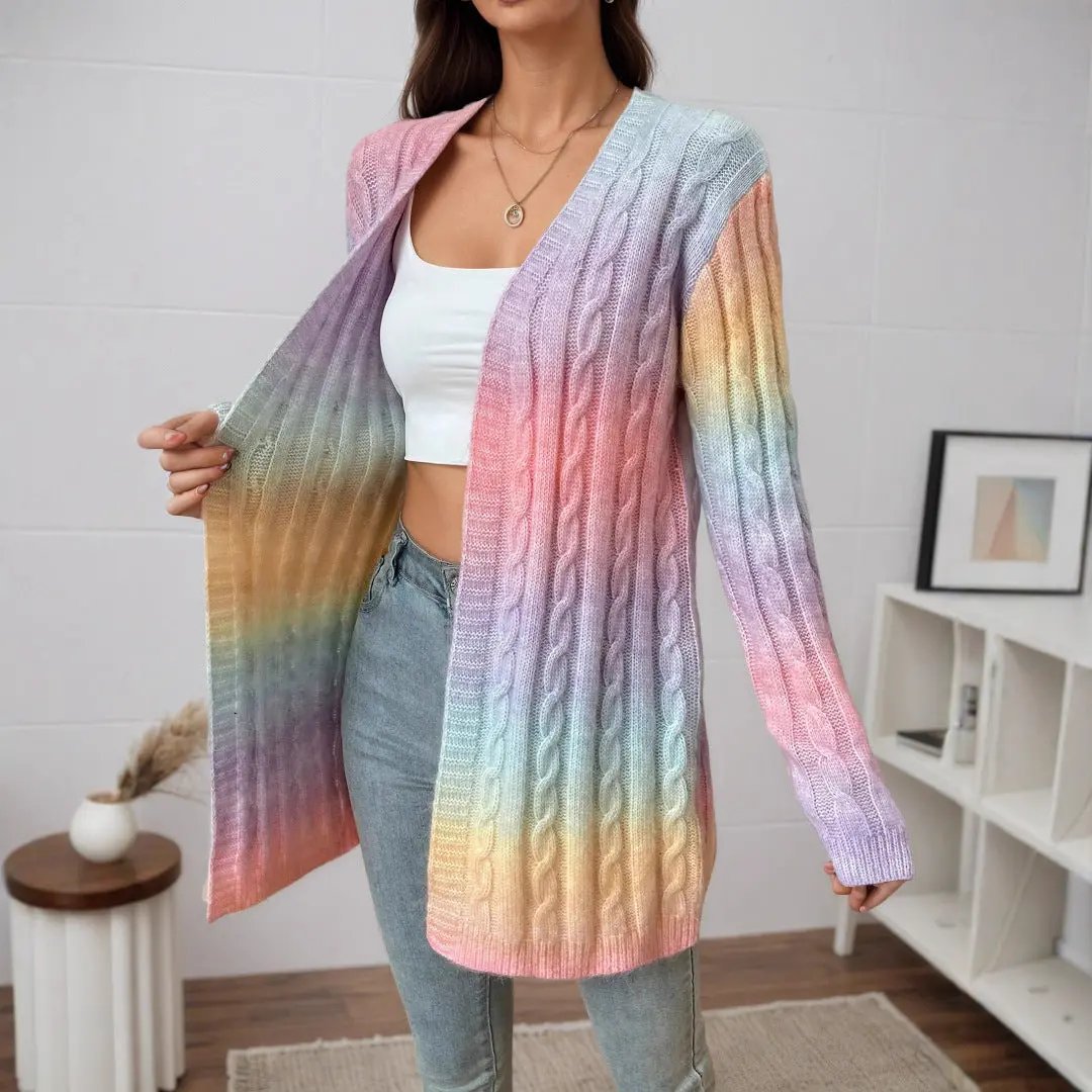 Twist Knitted Cardigan Coat For Women Angel Wishes