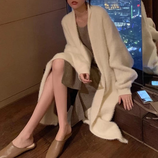 Trendy Soft Long Cardigan Coat Angel Wishes